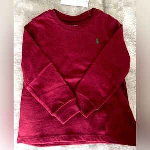 Polo by Ralph Lauren, long sleeve T-shirt.